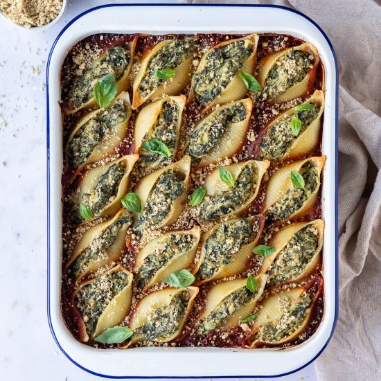 Vegan Stuffed Pasta Shells