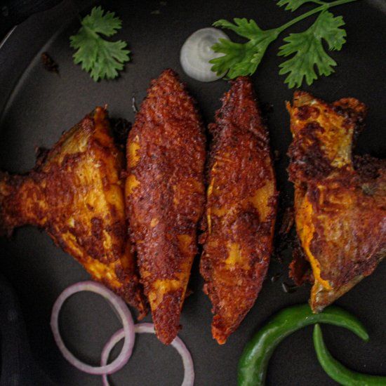 Red Masala Pomfret