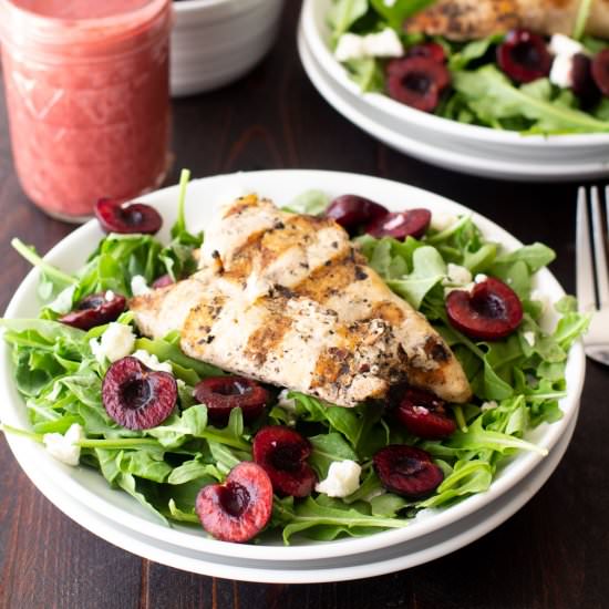 Cherry Salad with Chicken