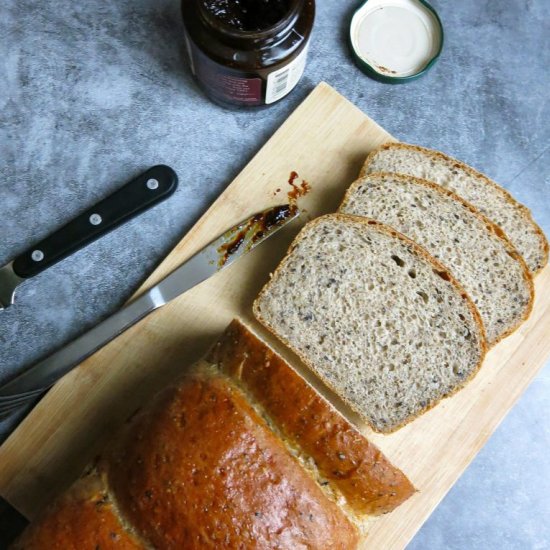 Multigrain Tangzhong Bread