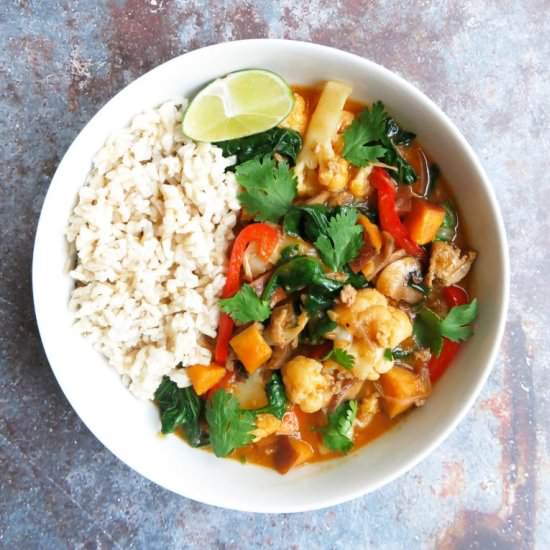 Turkey Veggie Curry