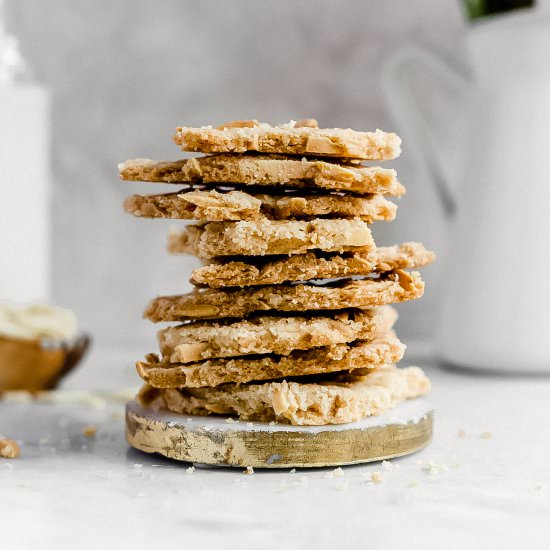 Lemon Almond Cookie Brittle