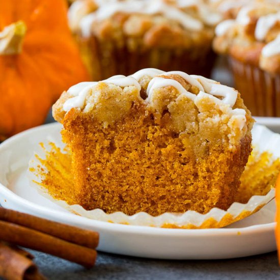 Pumpkin Muffins with Streusel