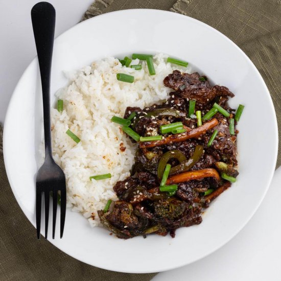 Healthy Mongolian Beef