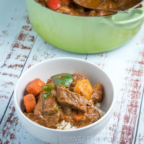 Beef Caldereta (Filipino Beef Stew)