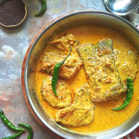 Fish In Bengali Mustard Sauce