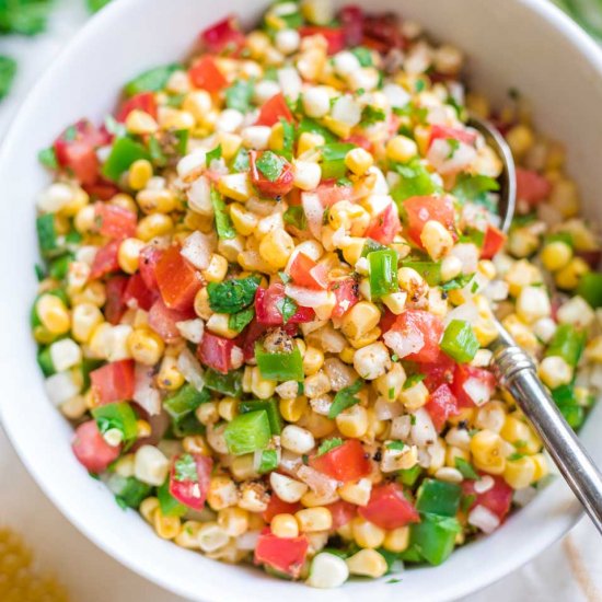 Easy Corn Salsa (or Salad)