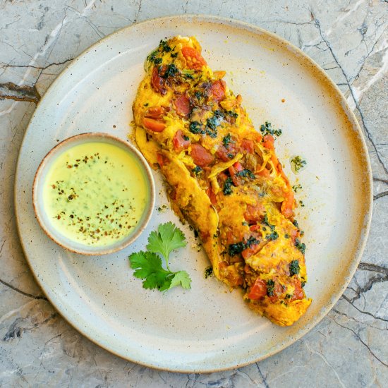 Masala Fenugreek Omelette