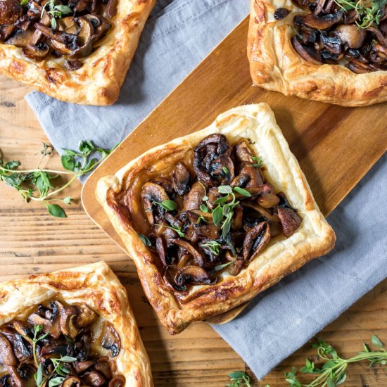 Easy Mushroom Tart