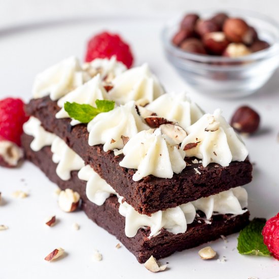 Dark Chocolate Brownie Sandwich