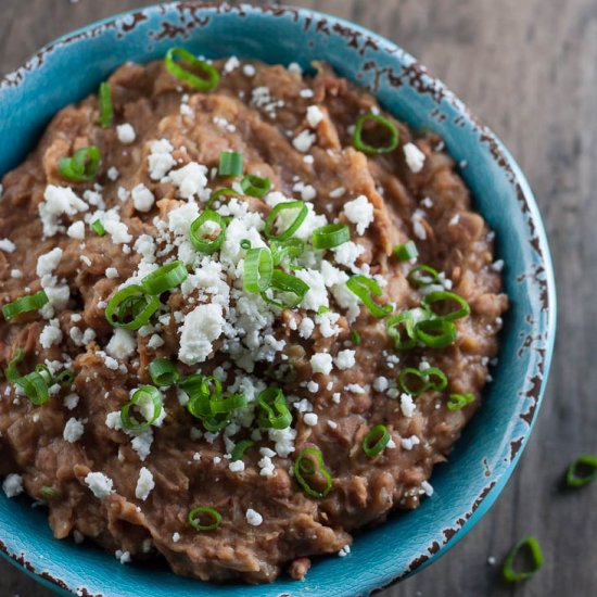 Easy Seasoned Refried Beans