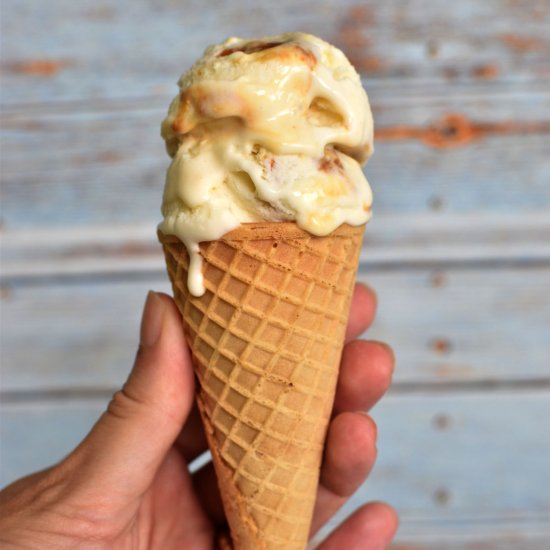 Coconut Dulce de Leche Ice Cream