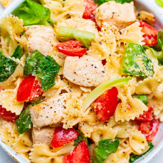 Chicken Caesar Pasta Salad