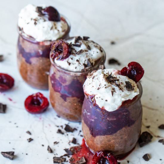 Black Forest Chia Pudding