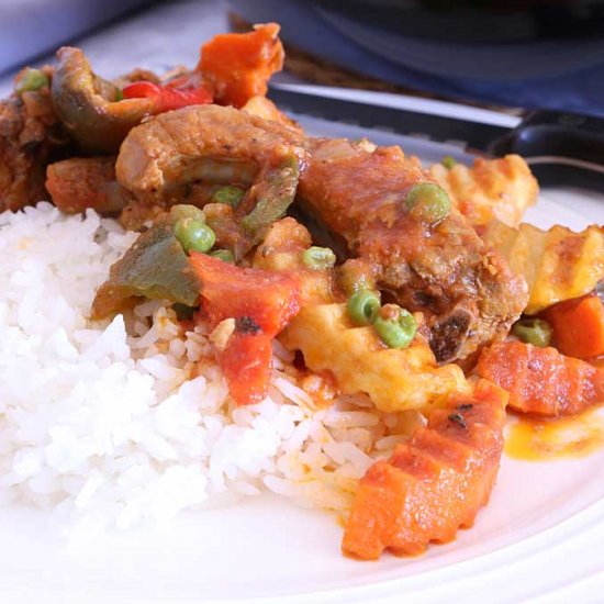 Slow Cooked Curry Ribs