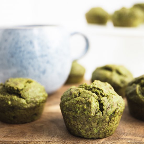 Vegan Matcha Muffins