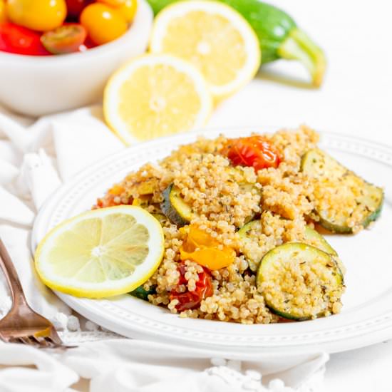 Summer Squash Quinoa Salad