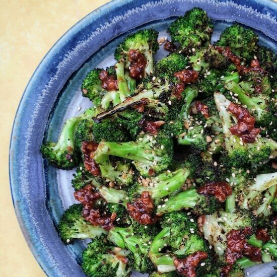 Charred Broccoli (Sichuan Style)