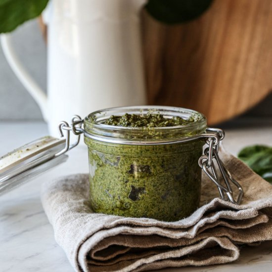 Gluten Free Homemade Walnut Pesto