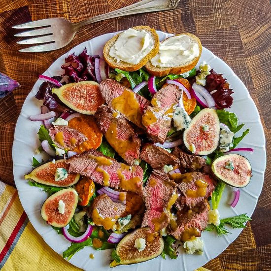 Sweet Potato & Steak Salad