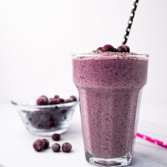 Blueberry Avocado Smoothie