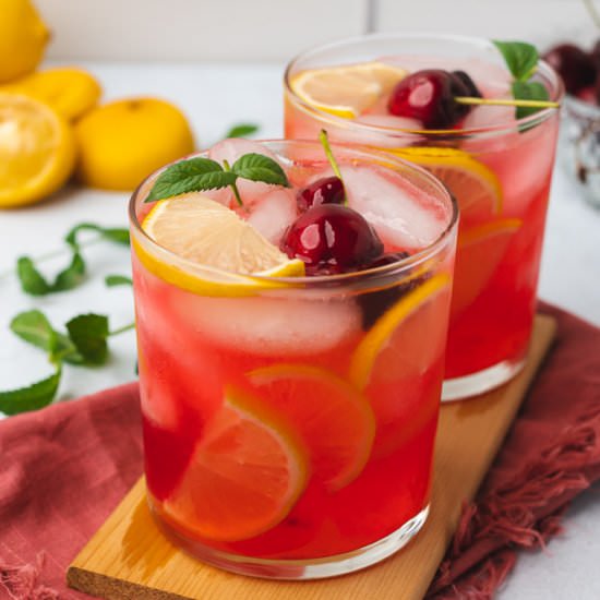 Sugar Free Cherry Lemonade