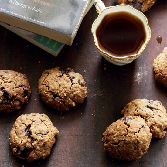 Whole Wheat Oats Chocolate Cookies