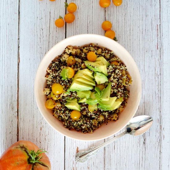 Herby Quinoa Salad with Avocado