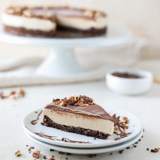 Vegan Coffee Cacao Cheesecake