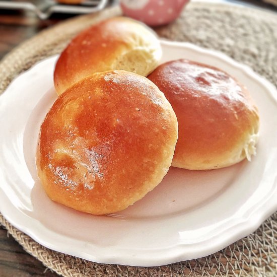 Dinner Rolls Recipe (Eggless)