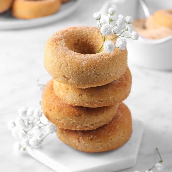 Cinnamon Spiced Baked Donuts