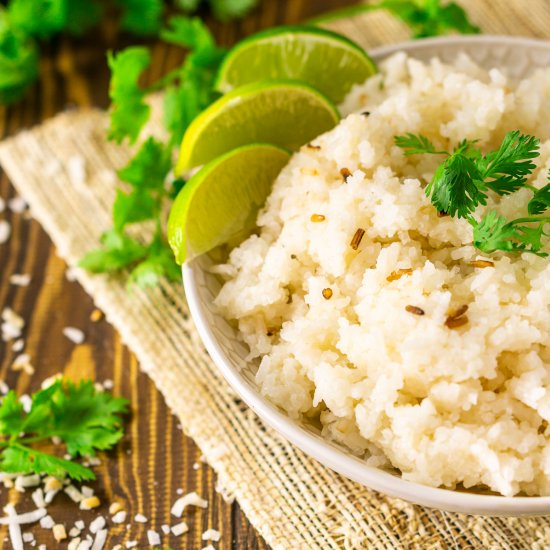 Tropical Coconut-Lime Rice