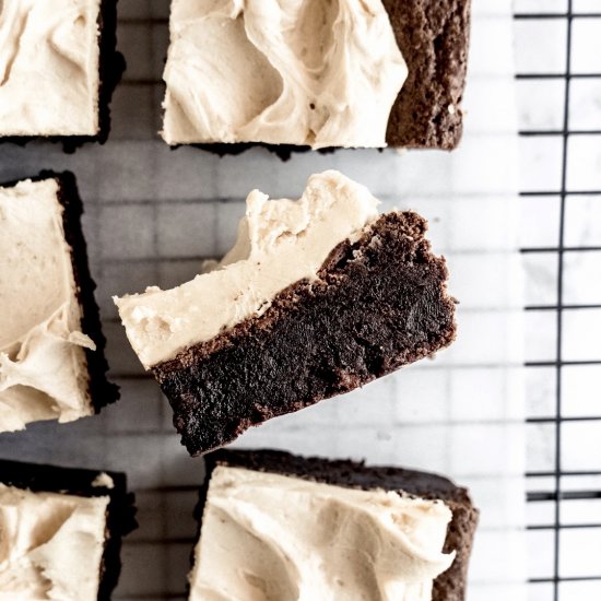 Whiskey Peanut Butter Brownies