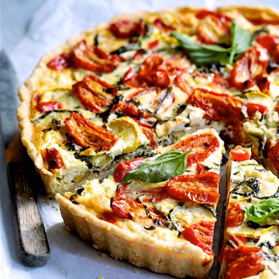 Provencal Vegetable & Cheese Tart