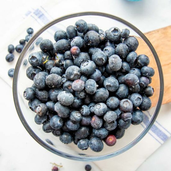 How to Freeze Blueberries