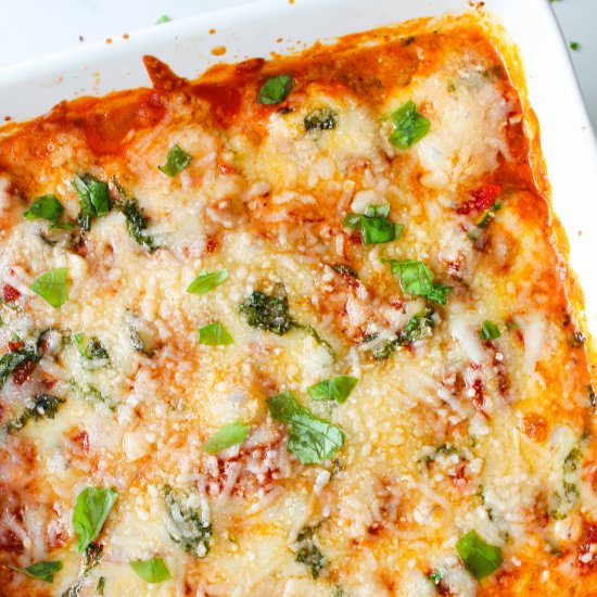 INCREDIBLE CHEESY ZUCCHINI LASAGNA