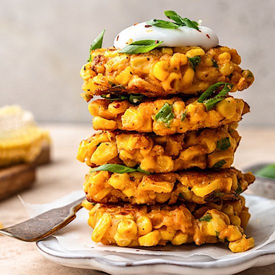 Vegan Corn Fritters