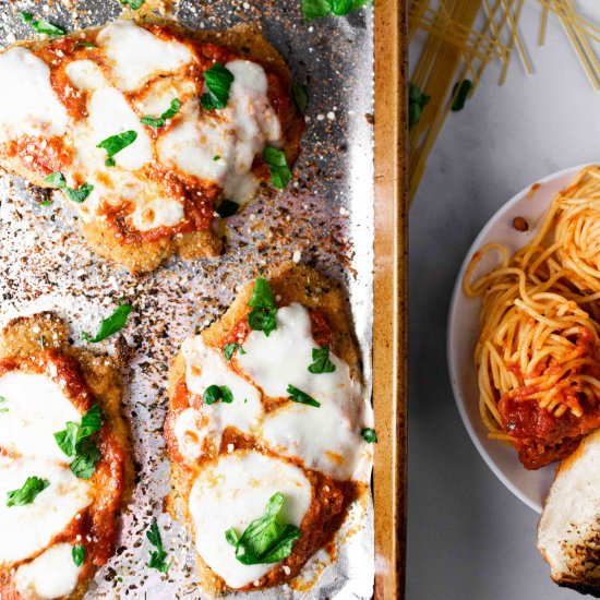 Lighter Chicken Parmigiana