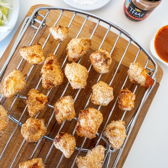 Healthy Baked Coconut Chicken Bites