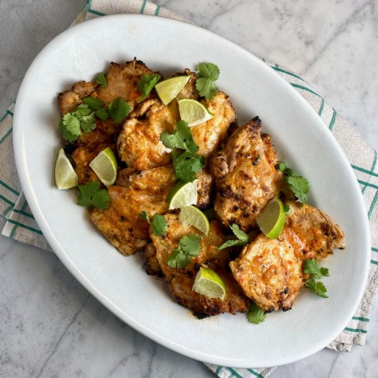 Spicy Coconut Grilled Chicken