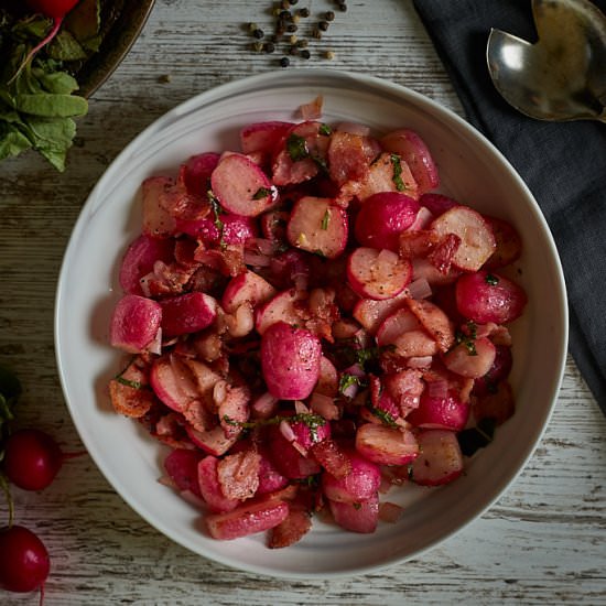 Sauteed Radishes