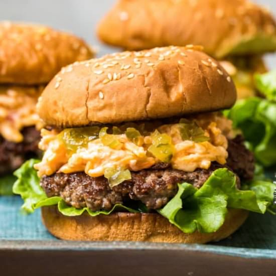 pimento cheeseburgers!