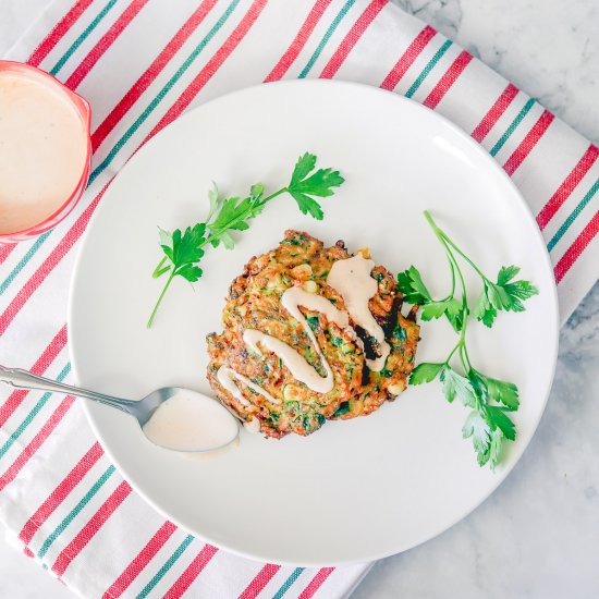 Zucchini Corn Fritters