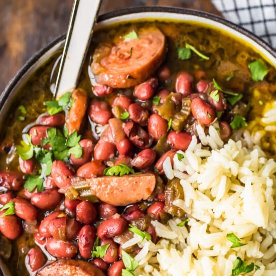 red beans and rice!