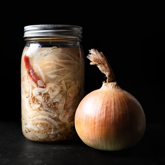 Pickled Onions & Garlic