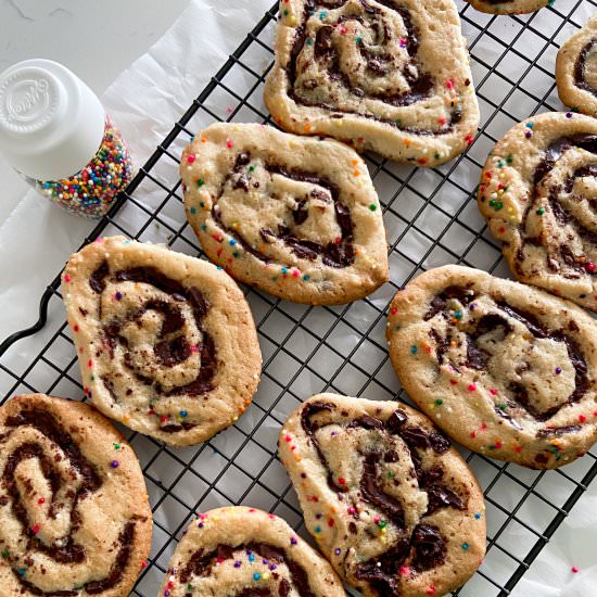 Chocolate and Sugar Cookie Swirl