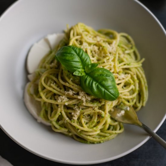 Homemade Pesto Chicken Pasta