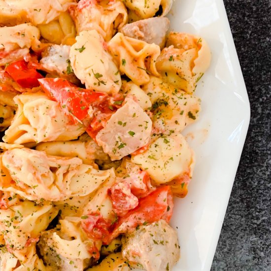 Sausage Tortellini Bake