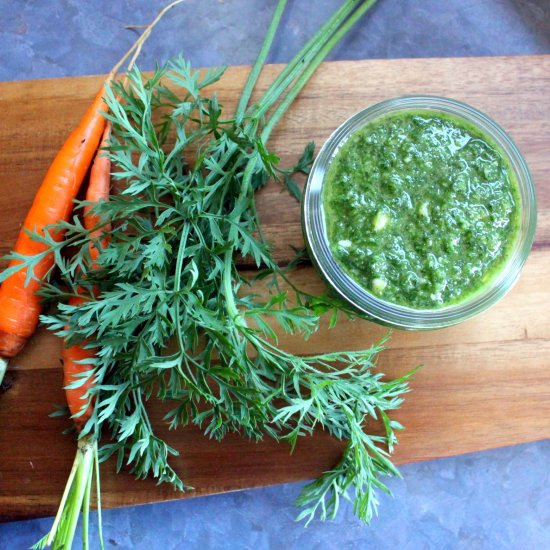 Carrot green Pesto