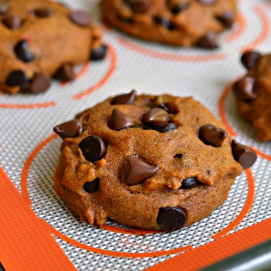 Pumpkin Chocolate Chip Cookies